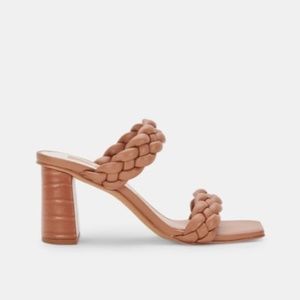 DOLCE VITA PAILY - CARAMEL / NUDE HEELED SANDAL - NWB